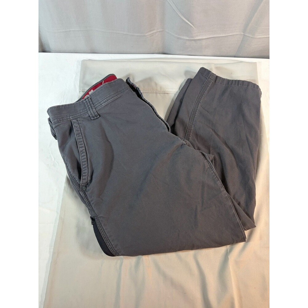 Wrangler Workwear Men's Gray Cargo Pants  36x32 Actual Size 36x24